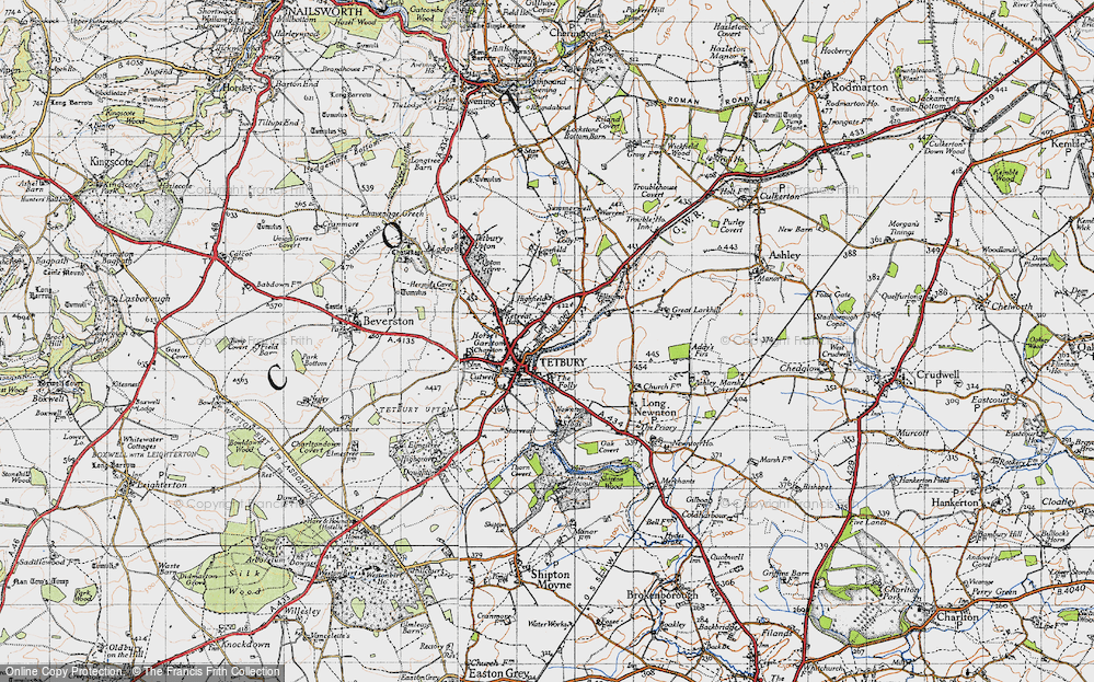 Old Map of Tetbury, 1946 in 1946
