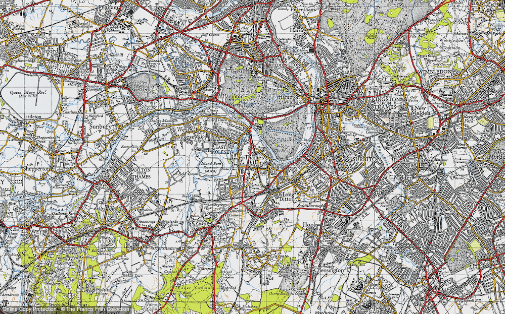 Thames Ditton, 1945
