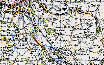 Old map of Capstone in 1947