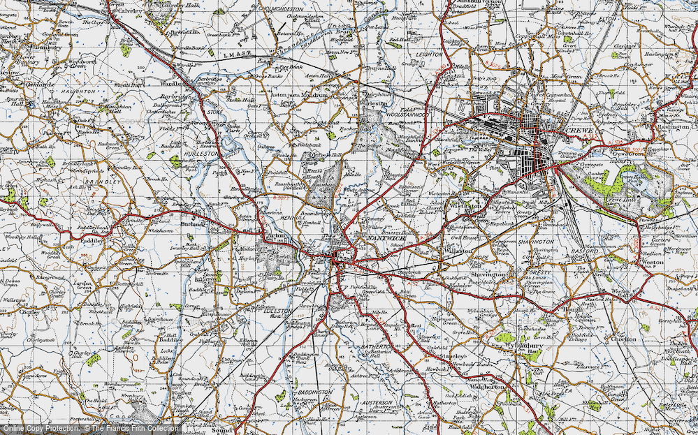 Old Map of The Barony, 1947 in 1947