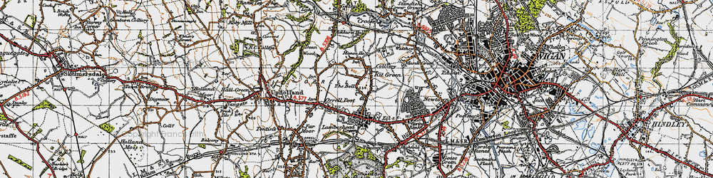 Old map of The Bell in 1947
