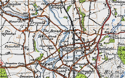 Old map of The Bratch in 1946