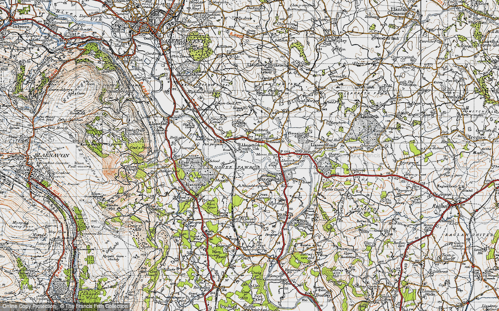 Old Map of The Bryn, 1946 in 1946