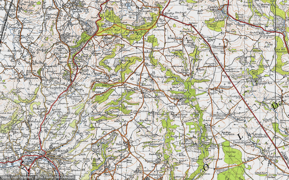 Old Map of The Camp, 1946 in 1946