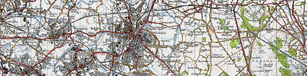 Old map of Wren's Nest in 1946
