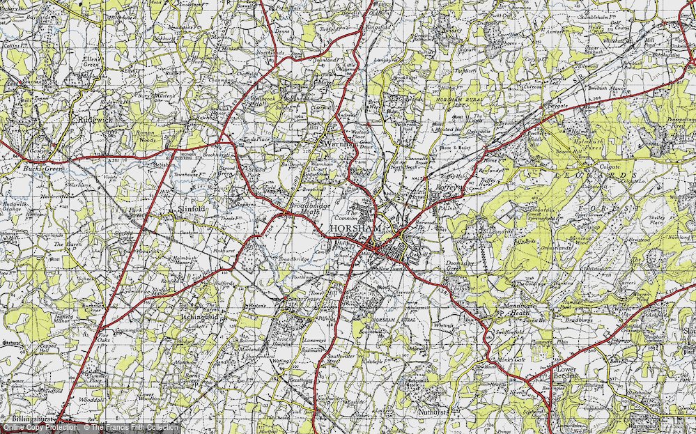 Old Map of The Common, 1940 in 1940