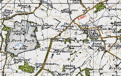 Old map of The Flourish in 1946