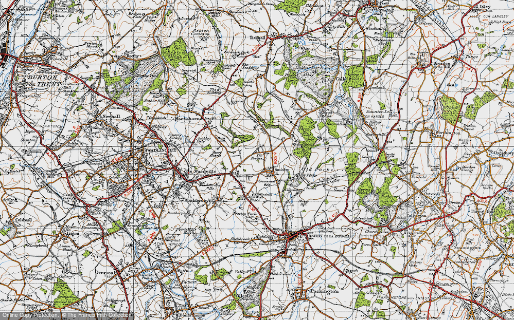 Old Map of The Forties, 1946 in 1946