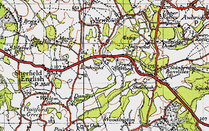 Old map of The Frenches in 1940