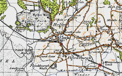 Old map of The Green in 1947