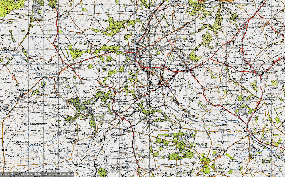 Old Map of The Grove, 1947 in 1947