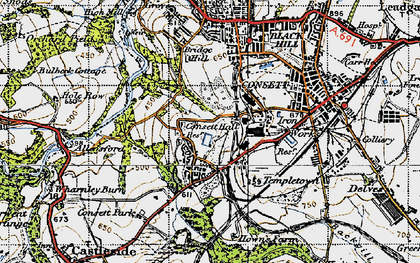 Old map of The Grove in 1947