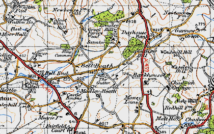 Old map of The Gutter in 1947
