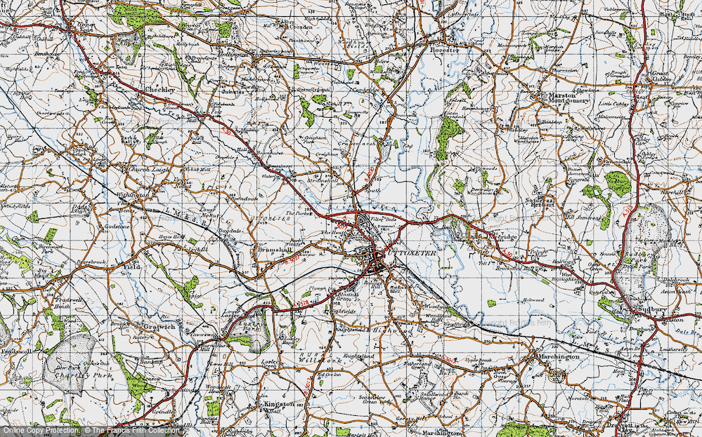 Old Map of The Heath, 1946 in 1946
