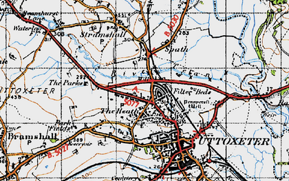 Old map of The Heath in 1946