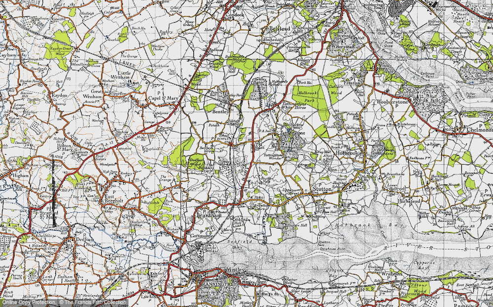 Old Map of The Heath, 1946 in 1946