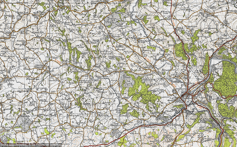 Old Map of The Hendre, 1947 in 1947