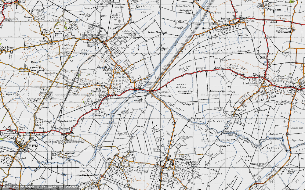 Old Map of The Hermitage, 1946 in 1946