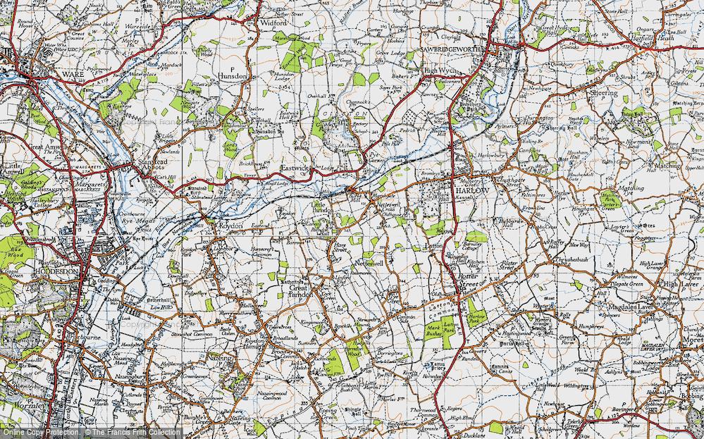 Old Map of The High, 1946 in 1946