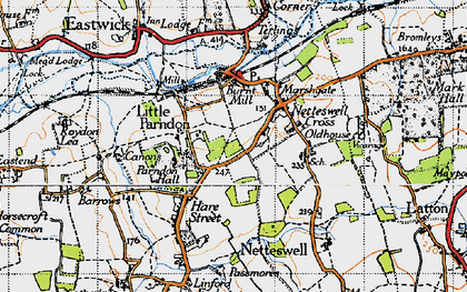Old map of The High in 1946