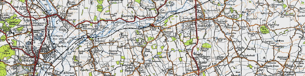 Old map of The High in 1946