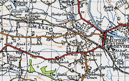 Old map of The Hyde in 1947