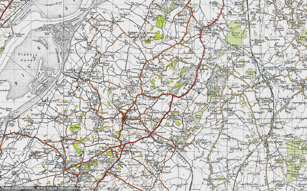 Old Map of The Knapp, 1946 in 1946