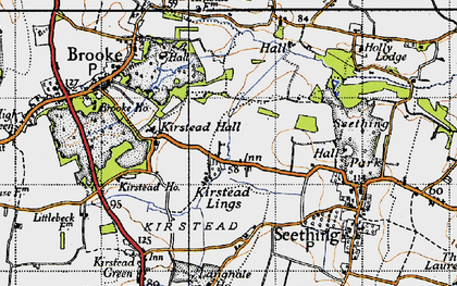 Old map of The Ling in 1946