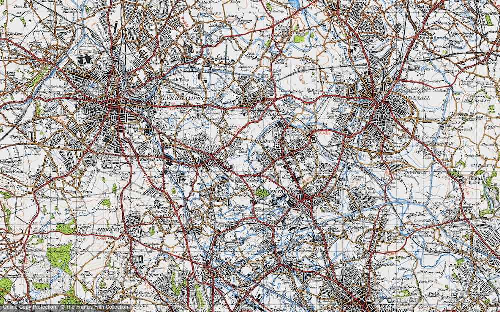 Old Map of The Lunt, 1946 in 1946