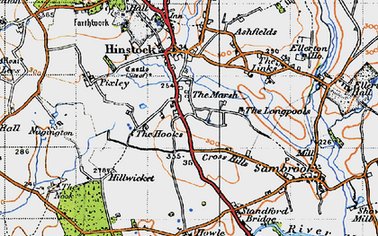 Old map of The Marsh in 1946