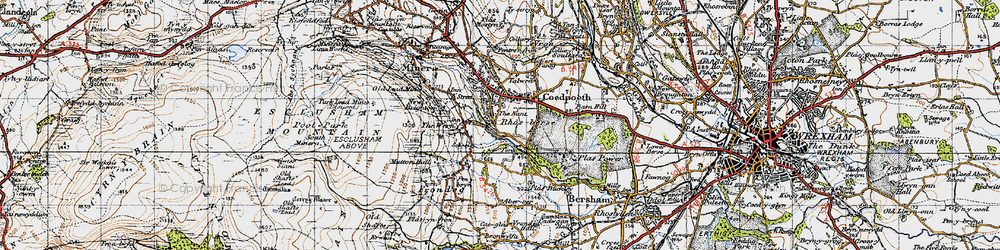 Old map of The Nant in 1947