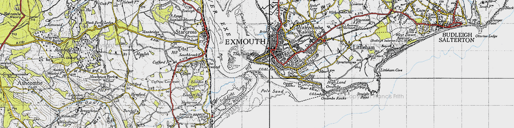 Old map of The Point in 1946