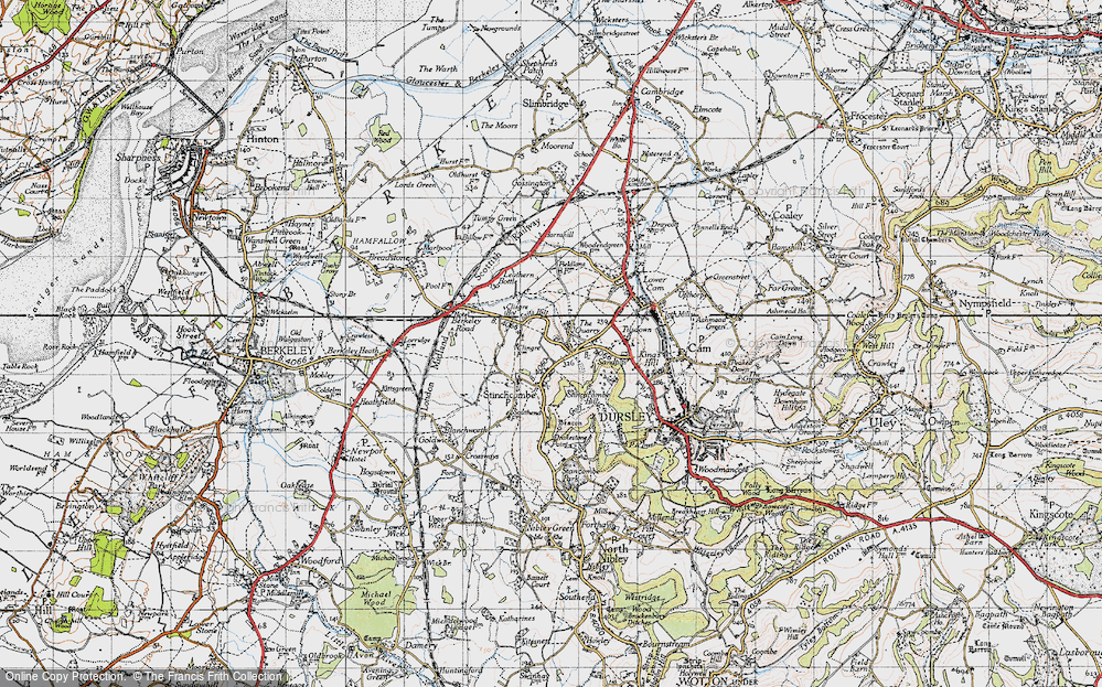 Old Map of The Quarry, 1946 in 1946