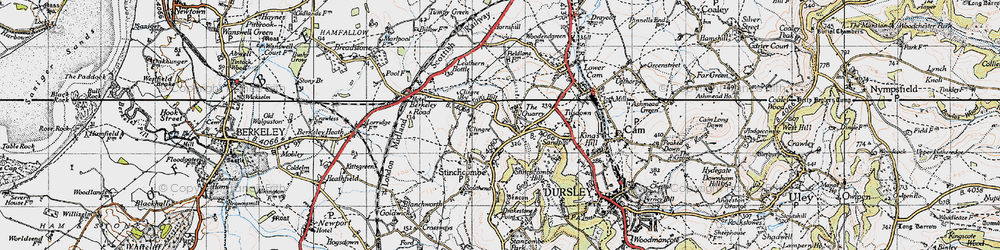 Old map of The Quarry in 1946