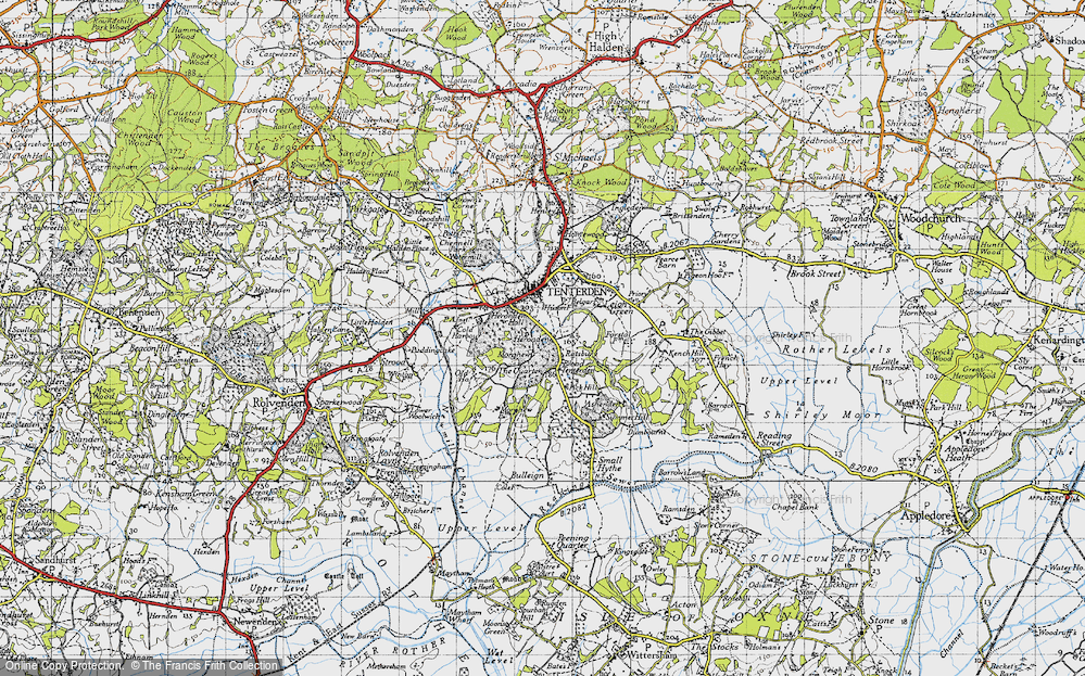 Old Map of The Quarter, 1940 in 1940