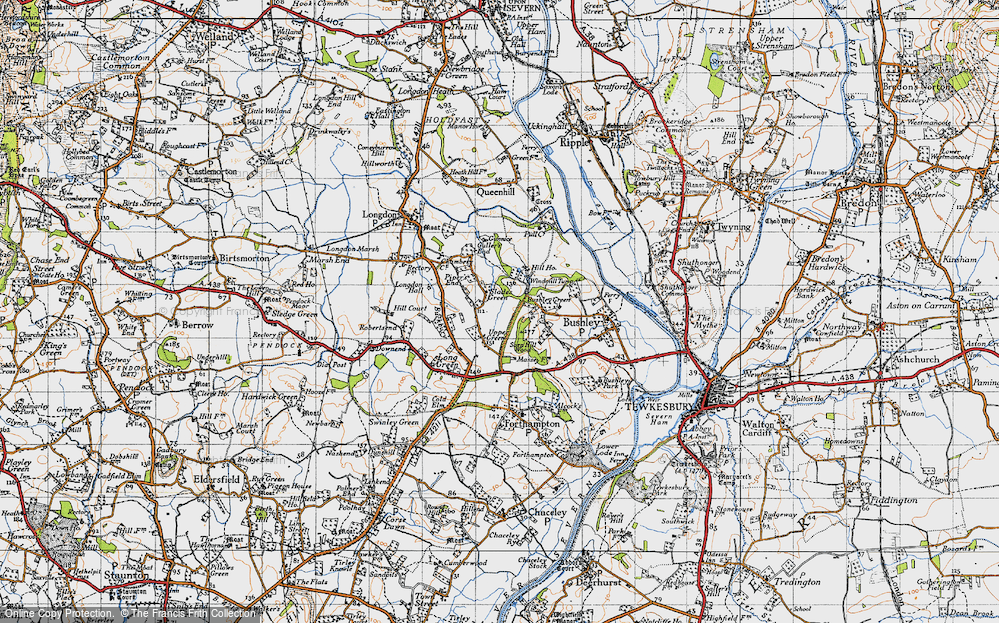 Old Map of The Rampings, 1947 in 1947