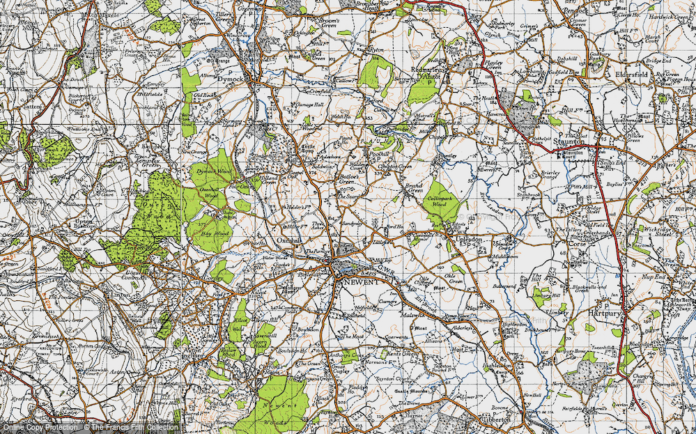 Old Map of The Scarr, 1947 in 1947
