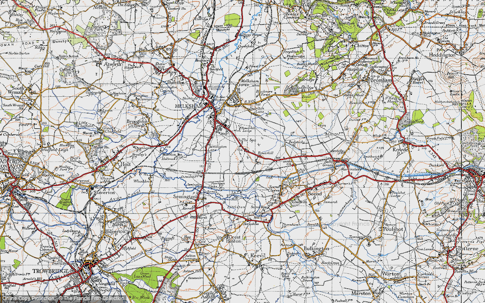 Old Map of The Spa, 1940 in 1940