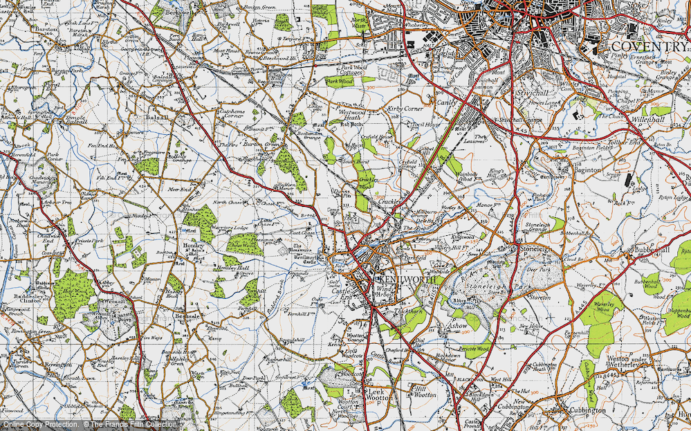 Old Map of The Spring, 1947 in 1947