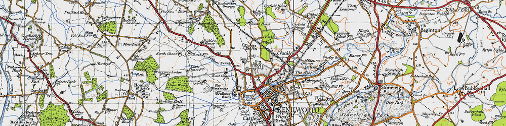 Old map of The Spring in 1947