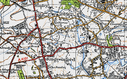 Old map of The Village in 1946
