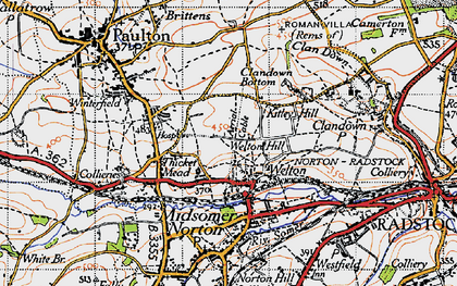 Old map of Thicket Mead in 1946