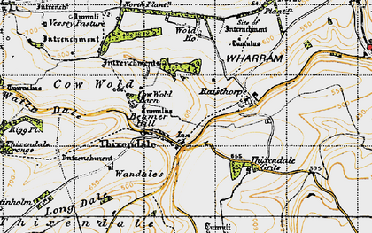 Old map of Beamer Hill in 1947
