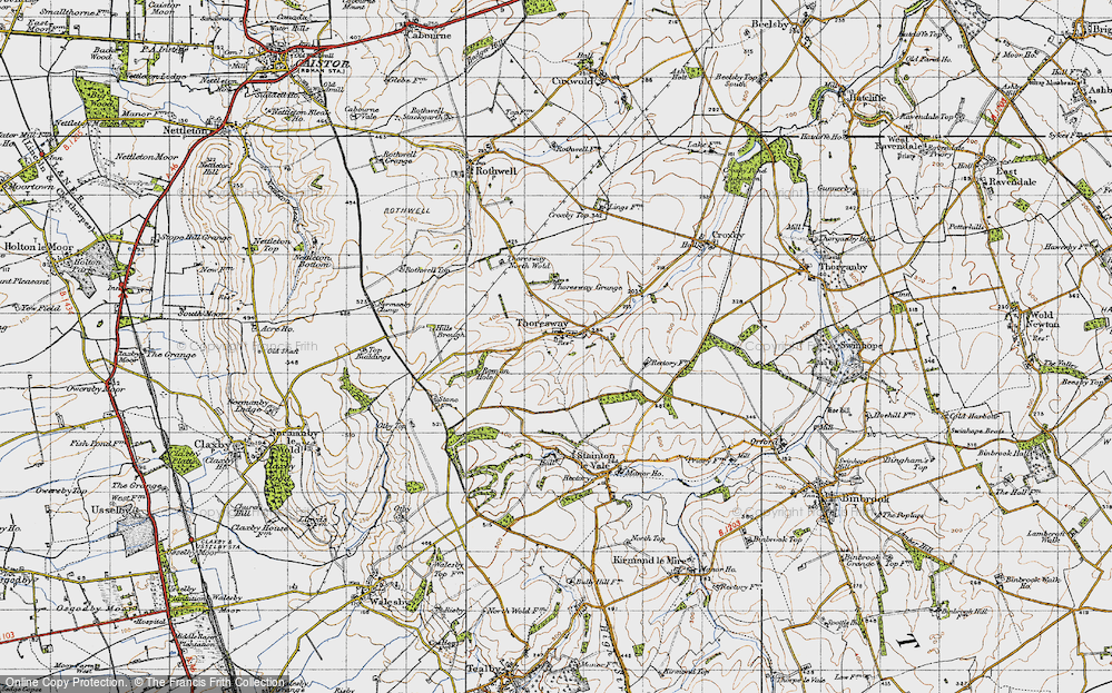 Old Map of Thoresway, 1946 in 1946