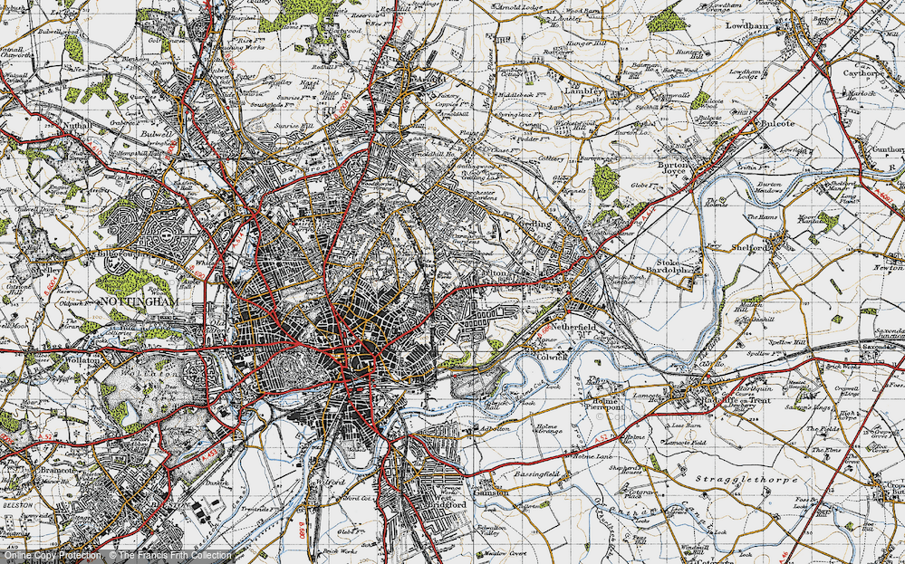 Old Map of Thorneywood, 1946 in 1946