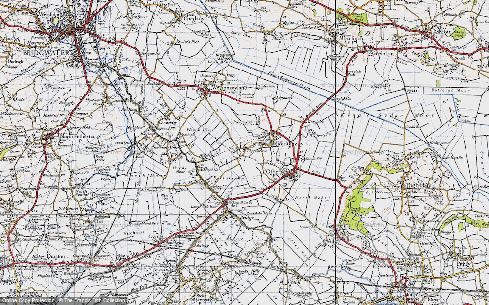Old Map of Thorngrove, 1945 in 1945