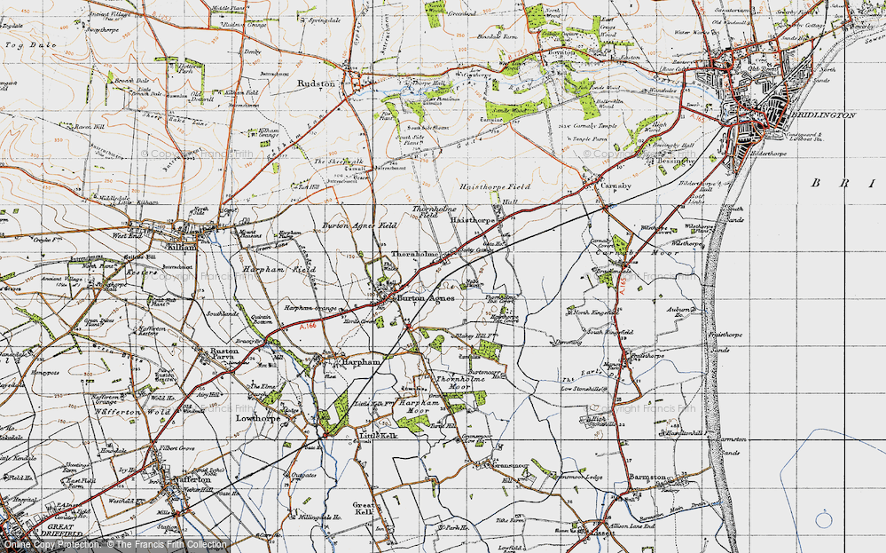 Old Map of Thornholme, 1947 in 1947