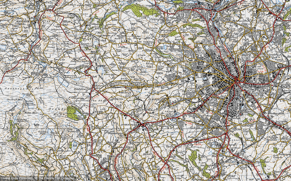Old Map of Thornton, 1947 in 1947