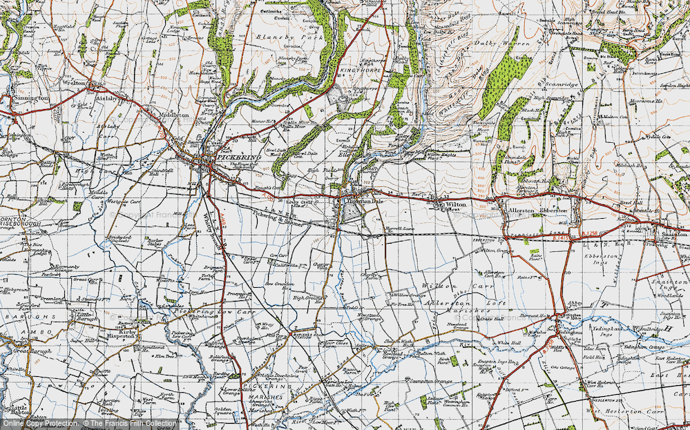 Old Map of Thornton-le-Dale, 1947 in 1947