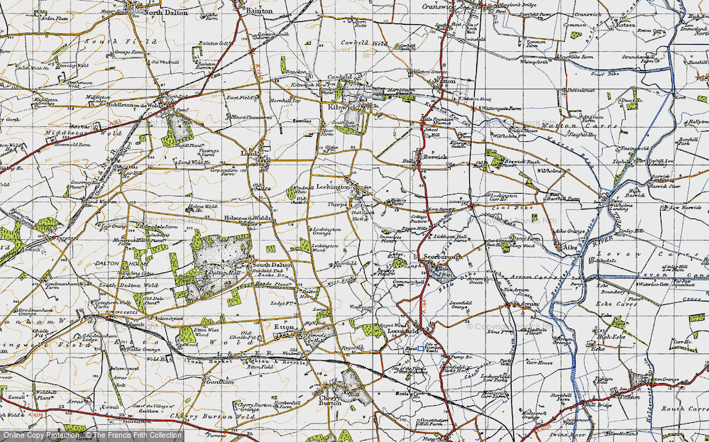 Old Map of Thorpe, 1947 in 1947